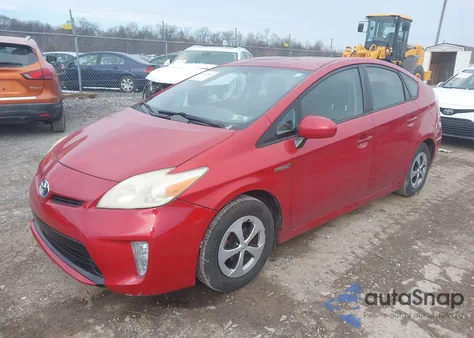 2012 Toyota Prius Two z USA, uszkodzony, nr VIN JTDKN3DU5C5376998